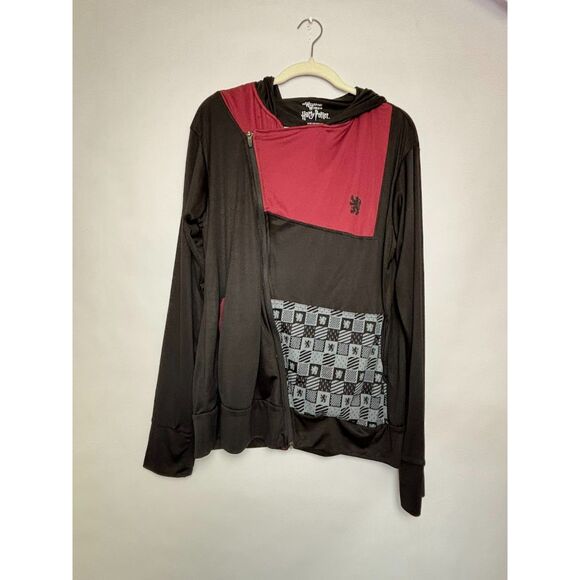 Universal Studios Harry Potter Jacket size XL Gryffindor Sport Quidditch Hoodie - Picture 3 of 7